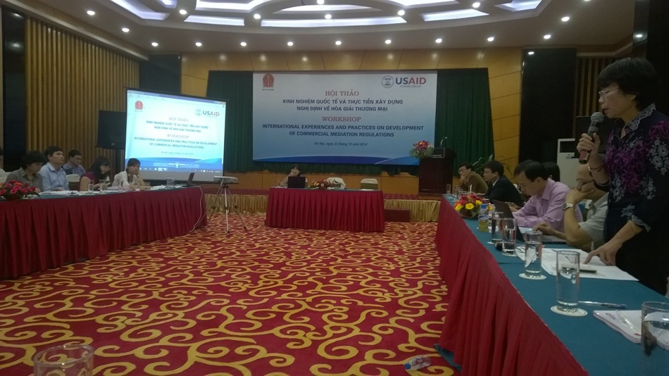 Workshop: International experiences & practices on development of commercial mediation regulations