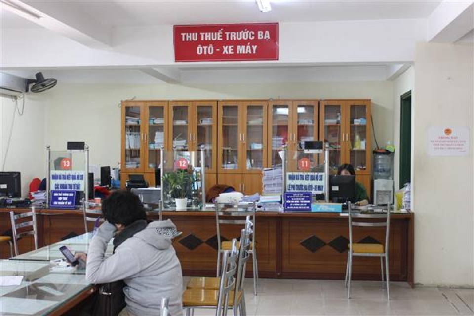 Registration fee payment can be implemented at banks