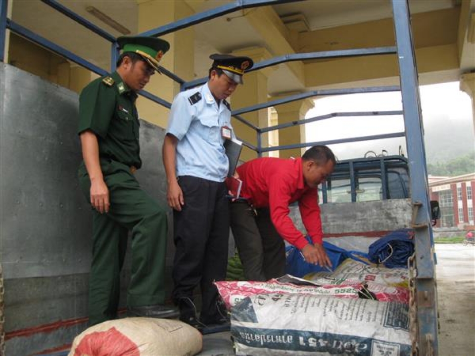 Details on the coordination in inspections and supervision for exports and imports at the land border