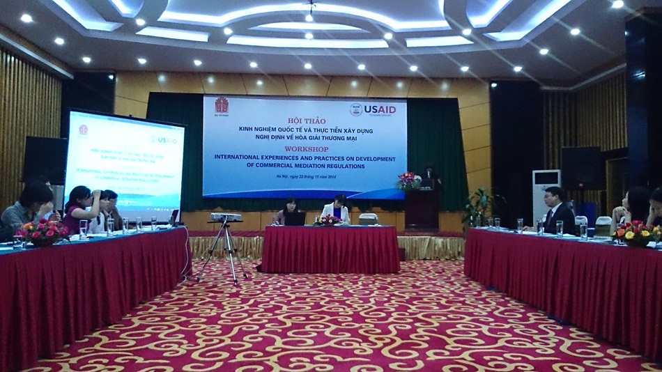 Workshop on International experiences & practices on development of commercial mediation regulations