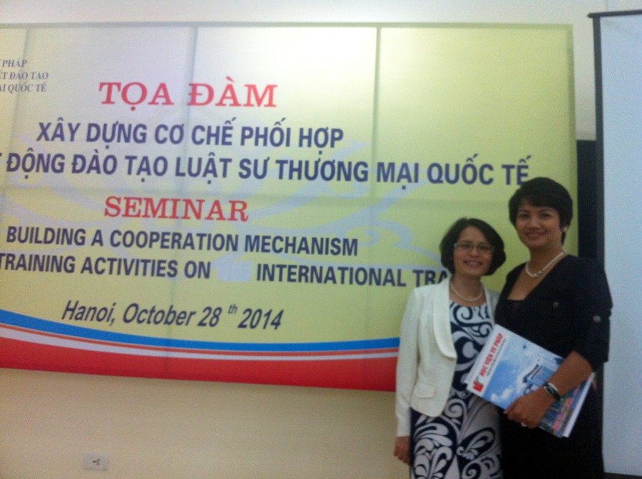 Seminar: Building a cooperation mechanism in lawyer training activities on international trade