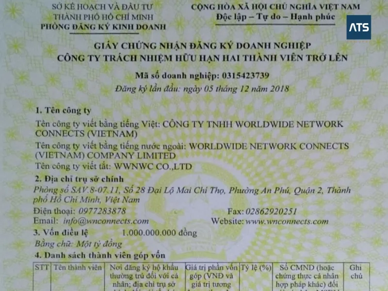 hồ sơ đăng ký địa điểm kinh doanh